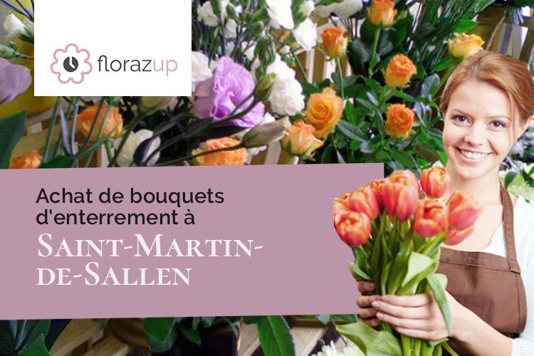 coupes de fleurs pour une crémation à Saint-Martin-de-Sallen (Calvados/14220)