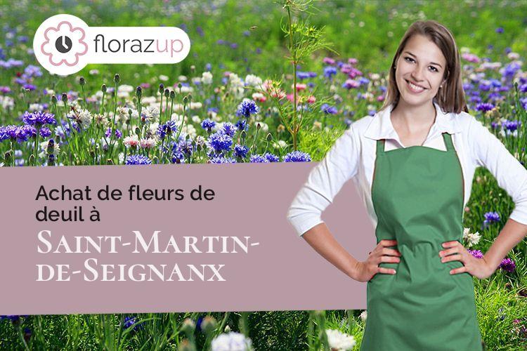 coupes de fleurs pour un décès à Saint-Martin-de-Seignanx (Landes/40390)