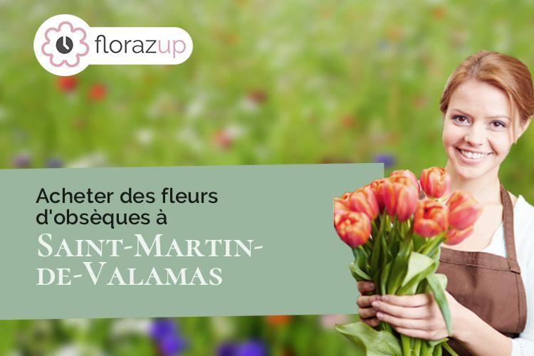 compositions florales pour un décès à Saint-Martin-de-Valamas (Ardèche/07310)