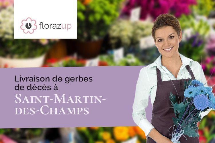 couronnes florales pour un deuil à Saint-Martin-des-Champs (Yvelines/78790)