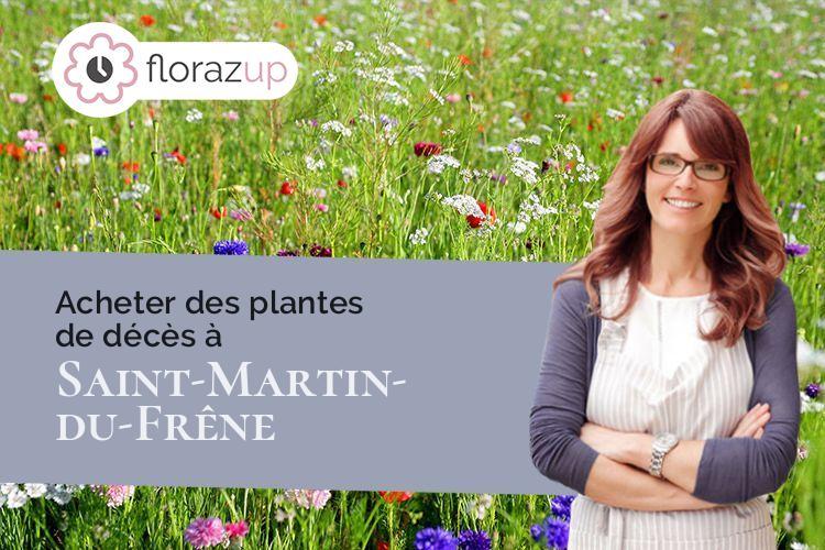 compositions florales pour une crémation à Saint-Martin-du-Frêne (Ain/01430)