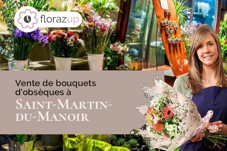 bouquets de fleurs pour des obsèques à Saint-Martin-du-Manoir (Seine-Maritime/76290)