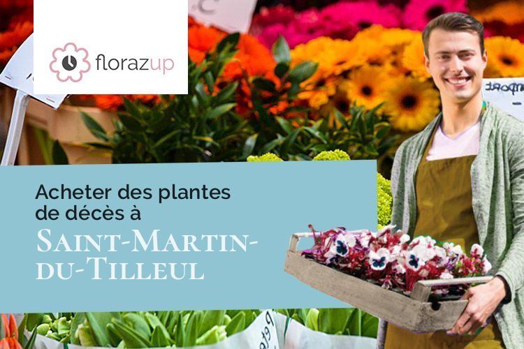 créations florales pour un deuil à Saint-Martin-du-Tilleul (Eure/27300)