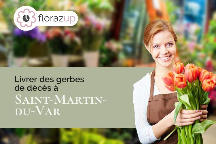 couronnes de fleurs pour une crémation à Saint-Martin-du-Var (Alpes-Maritimes/06670)