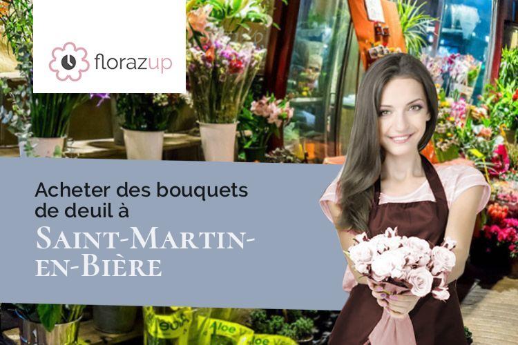 bouquets de fleurs pour une crémation à Saint-Martin-en-Bière (Seine-et-Marne/77630)