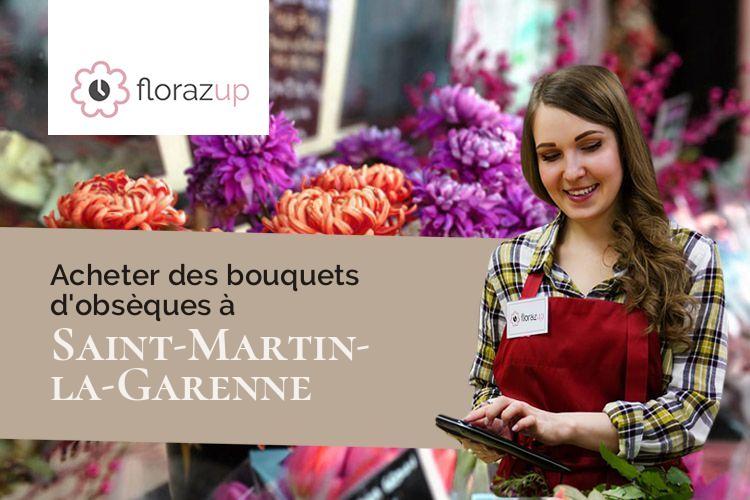 créations de fleurs pour des funérailles à Saint-Martin-la-Garenne (Yvelines/78520)