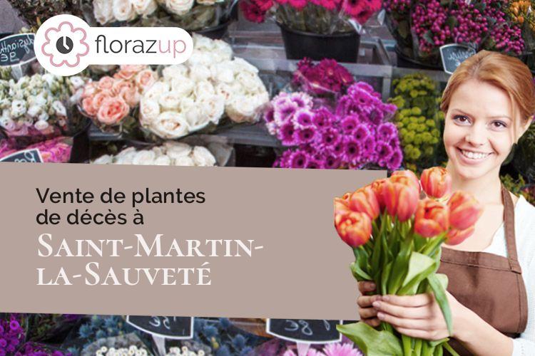 bouquets de fleurs pour un décès à Saint-Martin-la-Sauveté (Loire/42260)