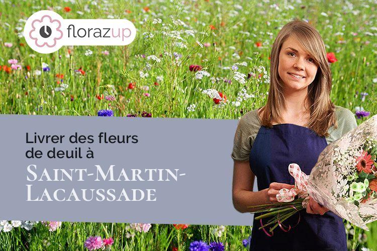 gerbes de fleurs pour un décès à Saint-Martin-Lacaussade (Gironde/33390)