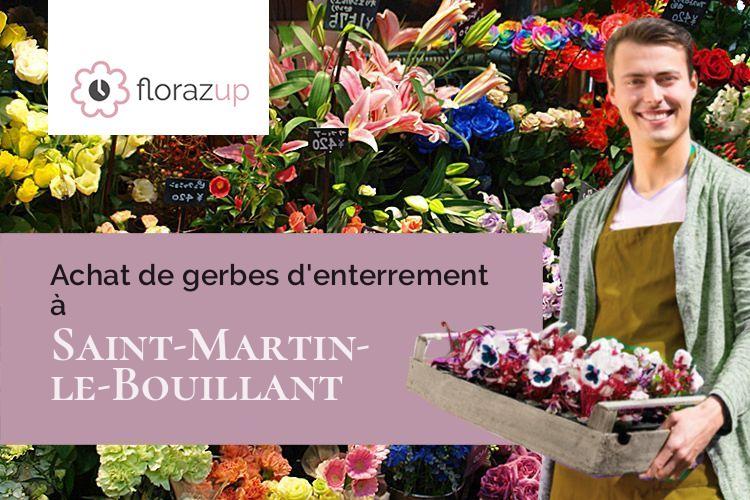 compositions de fleurs pour une crémation à Saint-Martin-le-Bouillant (Manche/50800)