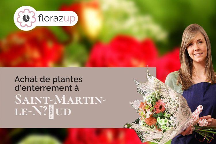 croix de fleurs pour une crémation à Saint-Martin-le-N?œud (Oise/60000)