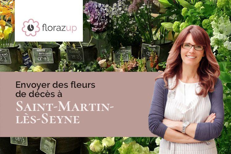 compositions de fleurs pour un enterrement à Saint-Martin-lès-Seyne (Alpes-de-Haute-Provence/04140)