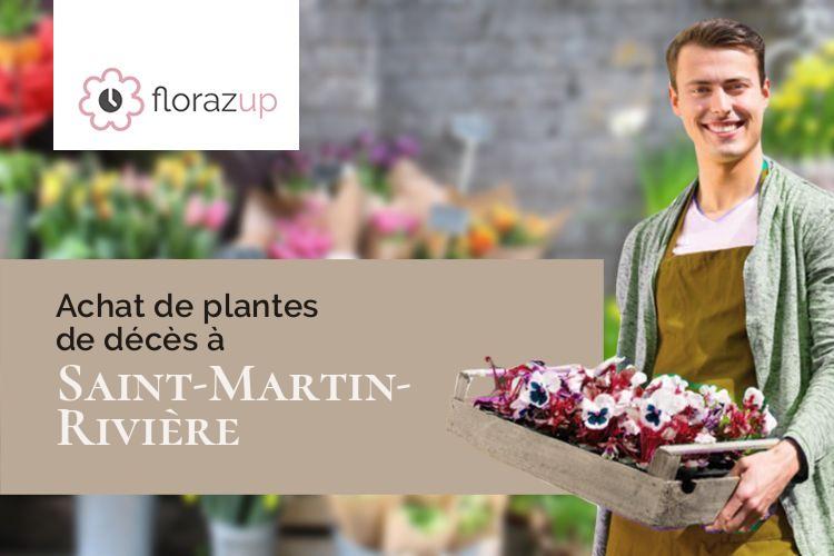 plantes pour un enterrement à Saint-Martin-Rivière (Aisne/02110)