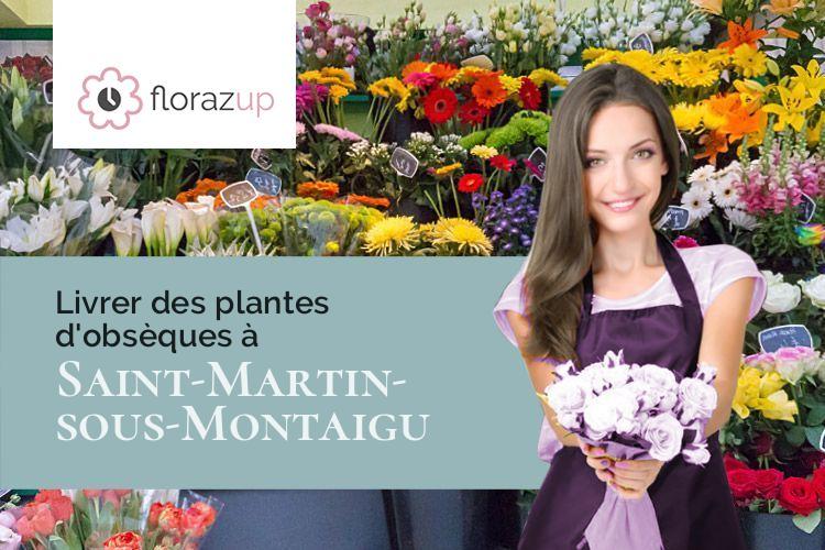 fleurs deuil pour des obsèques à Saint-Martin-sous-Montaigu (Saône-et-Loire/71640)