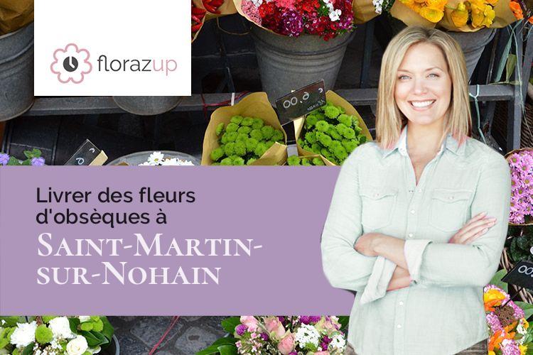 coupes de fleurs pour des funérailles à Saint-Martin-sur-Nohain (Nièvre/58150)