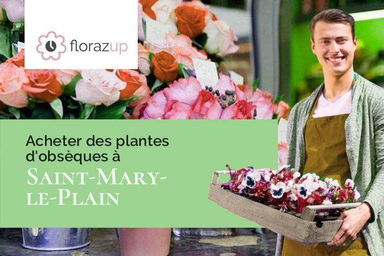 coeurs de fleurs pour une crémation à Saint-Mary-le-Plain (Cantal/15500)