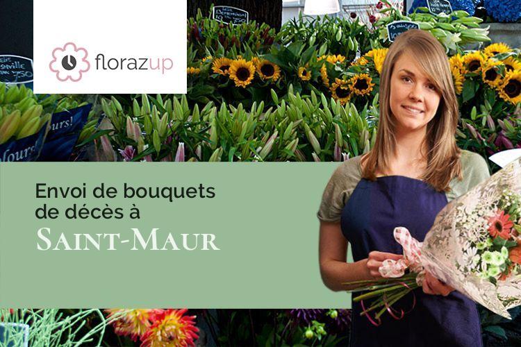 couronnes florales pour une crémation à Saint-Maur (Cher/18270)