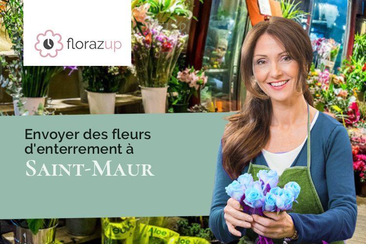 compositions florales pour un enterrement à Saint-Maur (Gers/32300)