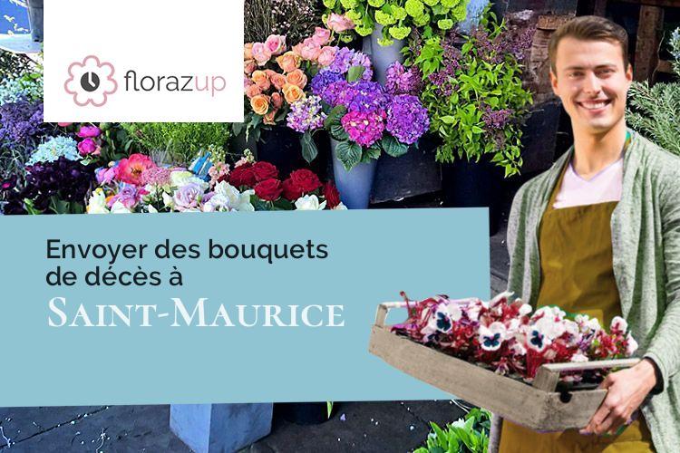 coeurs de fleurs pour un enterrement à Saint-Maurice (Haute-Marne/52200)
