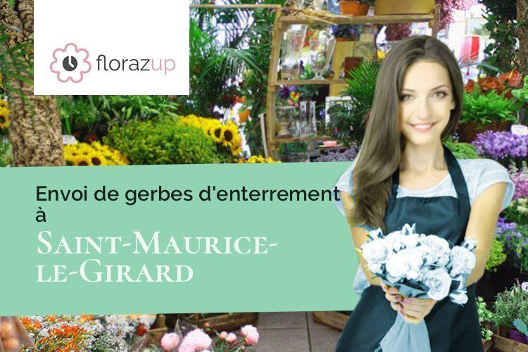 gerbes de fleurs pour un deuil à Saint-Maurice-le-Girard (Vendée/85390)