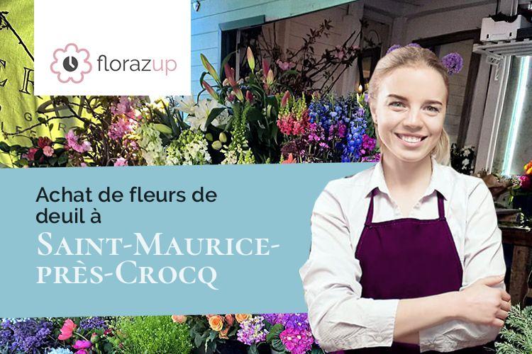 compositions de fleurs pour une crémation à Saint-Maurice-près-Crocq (Creuse/23260)