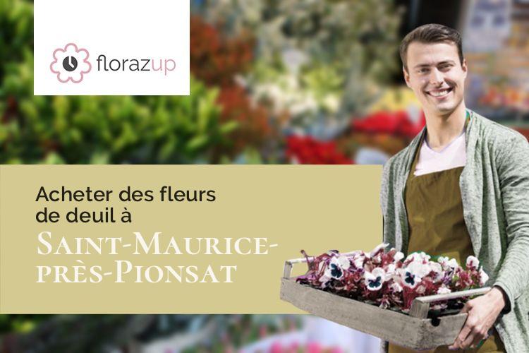 gerbes de fleurs pour une crémation à Saint-Maurice-près-Pionsat (Puy-de-Dôme/63330)