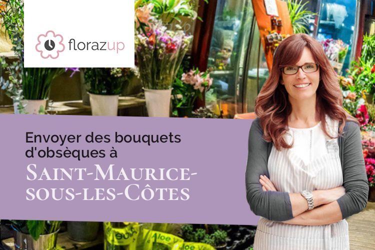 coupes de fleurs pour un enterrement à Saint-Maurice-sous-les-Côtes (Meuse/55210)