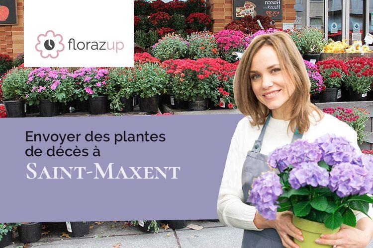compositions florales pour un enterrement à Saint-Maxent (Somme/80140)