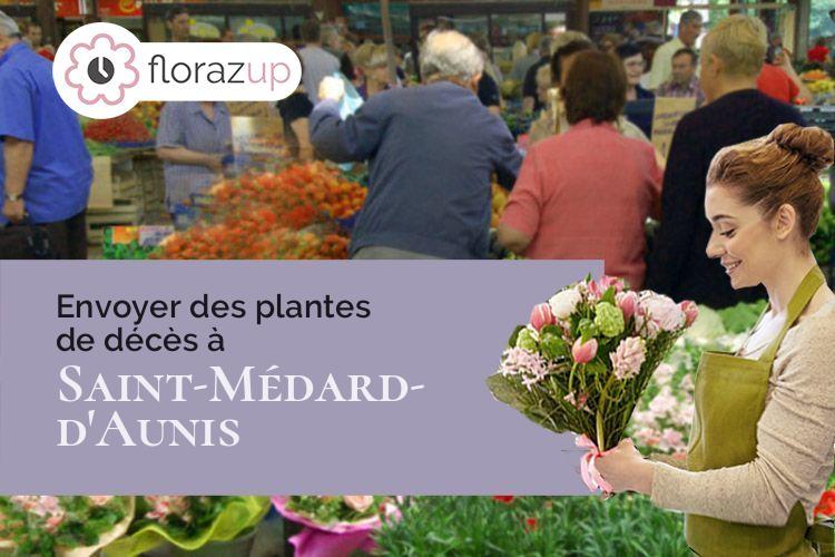 créations de fleurs pour un deuil à Saint-Médard-d'Aunis (Charente-Maritime/17220)