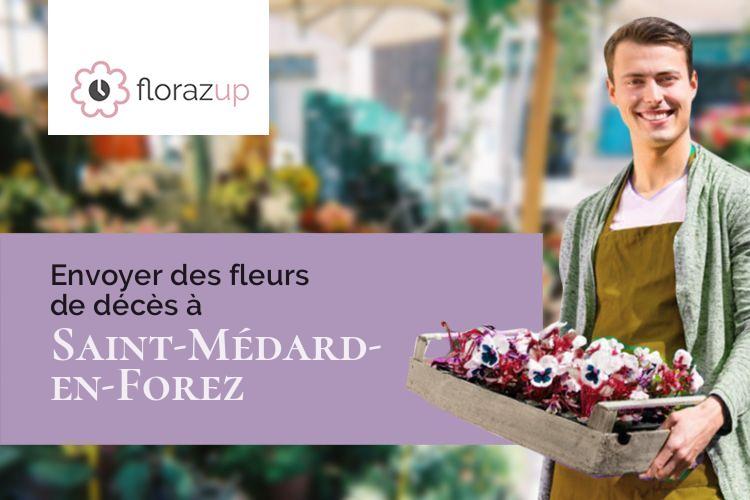 bouquets de fleurs pour un décès à Saint-Médard-en-Forez (Loire/42330)