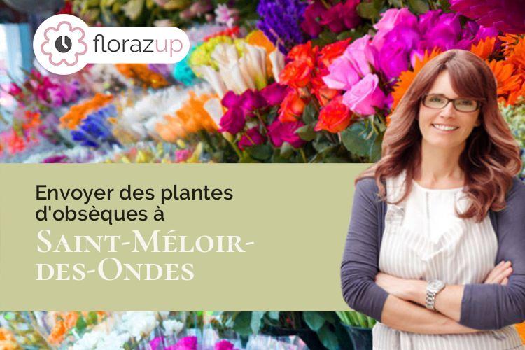 gerbes de fleurs pour une crémation à Saint-Méloir-des-Ondes (Ille-et-Vilaine/35350)