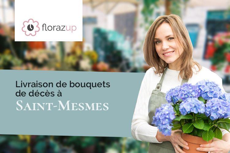 compositions florales pour des funérailles à Saint-Mesmes (Seine-et-Marne/77410)