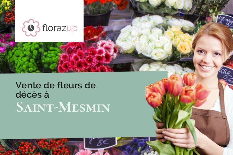 créations florales pour des obsèques à Saint-Mesmin (Dordogne/24270)