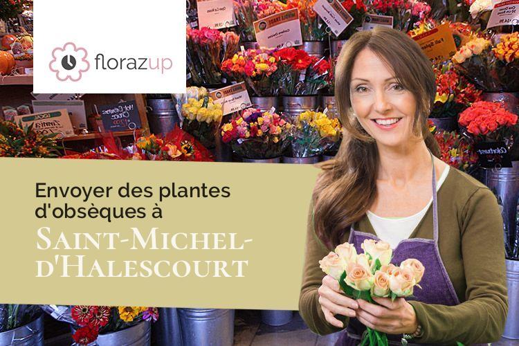 bouquets de fleurs pour une crémation à Saint-Michel-d'Halescourt (Seine-Maritime/76440)