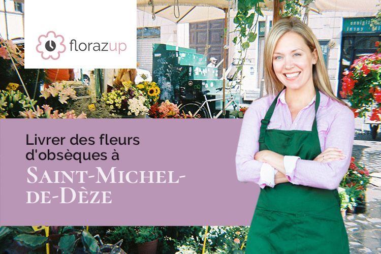 compositions de fleurs pour un décès à Saint-Michel-de-Dèze (Lozère/48160)