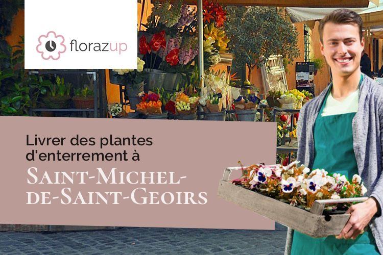 créations de fleurs pour un enterrement à Saint-Michel-de-Saint-Geoirs (Isère/38590)