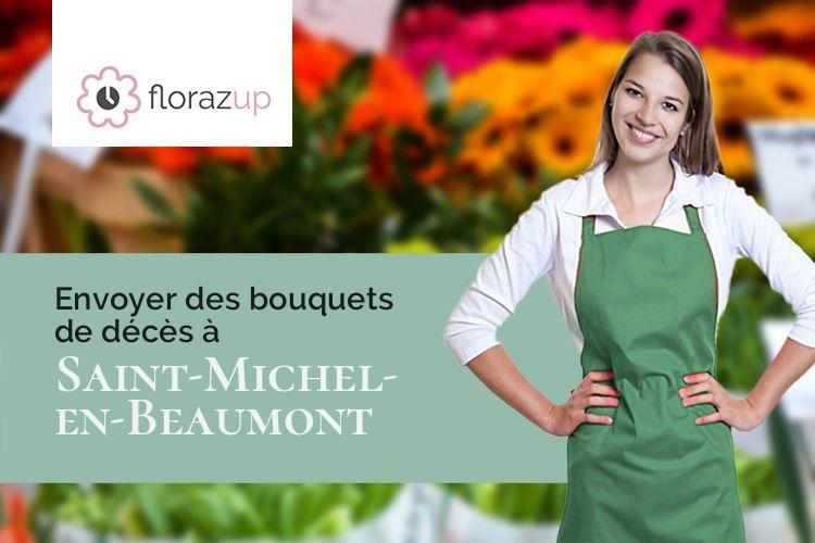 couronnes florales pour un décès à Saint-Michel-en-Beaumont (Isère/38350)