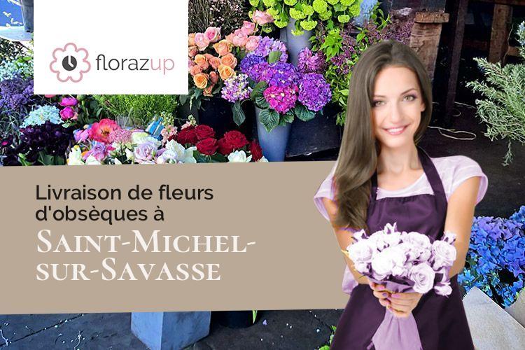 compositions de fleurs pour des funérailles à Saint-Michel-sur-Savasse (Drôme/26750)
