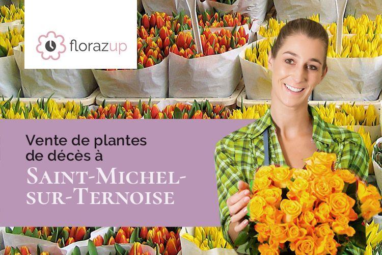 créations de fleurs pour un deuil à Saint-Michel-sur-Ternoise (Pas-de-Calais/62130)