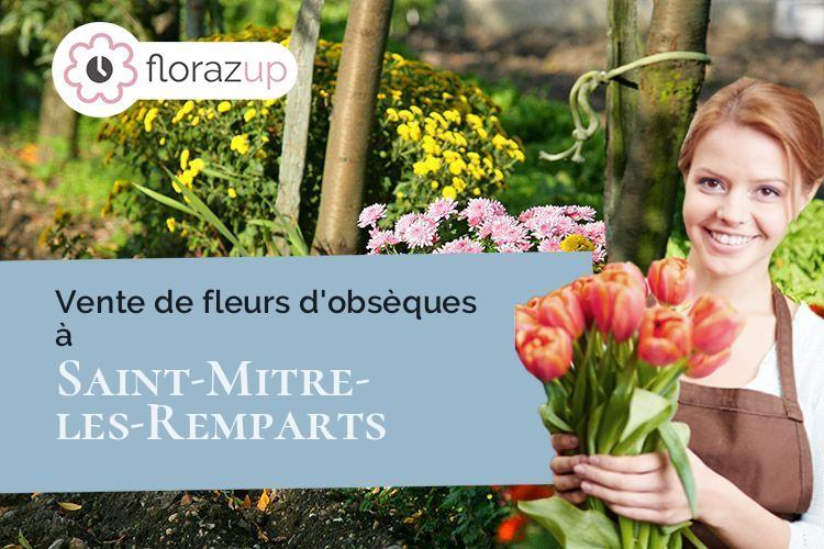 coupes de fleurs pour des funérailles à Saint-Mitre-les-Remparts (Bouches-du-Rhône/13920)