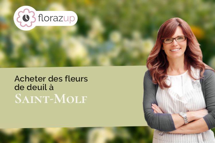 créations de fleurs pour des funérailles à Saint-Molf (Loire-Atlantique/44350)