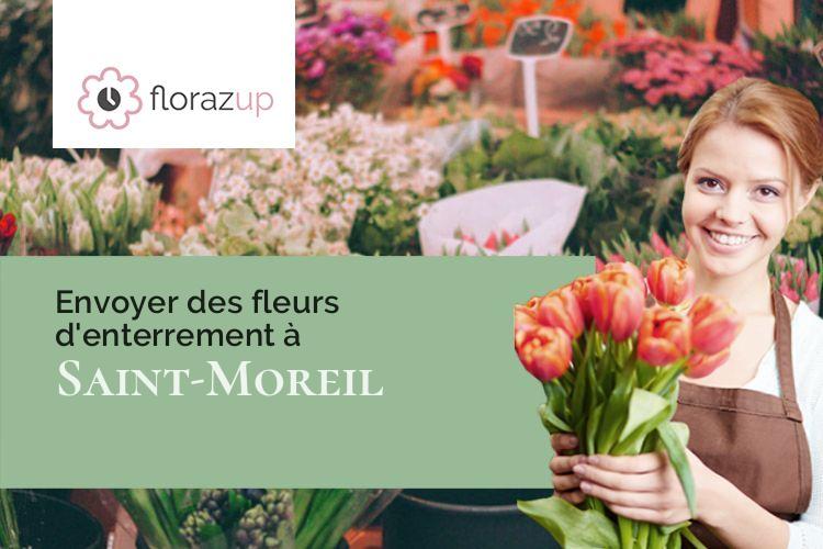 couronnes florales pour un enterrement à Saint-Moreil (Creuse/23400)