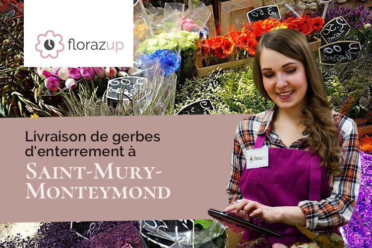 fleurs deuil pour des obsèques à Saint-Mury-Monteymond (Isère/38190)