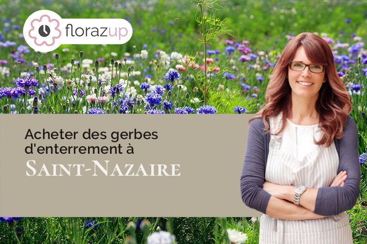 gerbes de fleurs pour un décès à Saint-Nazaire (Gard/30200)