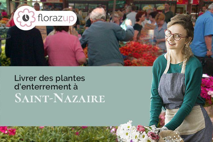 compositions de fleurs pour des obsèques à Saint-Nazaire (Pyrénées-Orientales/66570)