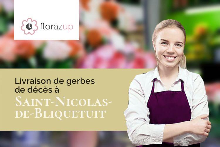 compositions de fleurs pour une crémation à Saint-Nicolas-de-Bliquetuit (Seine-Maritime/76940)