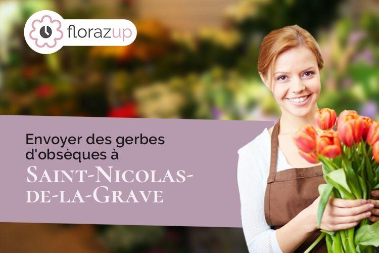 coupes de fleurs pour un décès à Saint-Nicolas-de-la-Grave (Tarn-et-Garonne/82210)