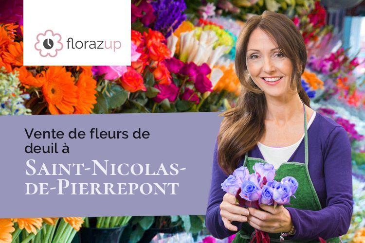 bouquets de fleurs pour une crémation à Saint-Nicolas-de-Pierrepont (Manche/50250)