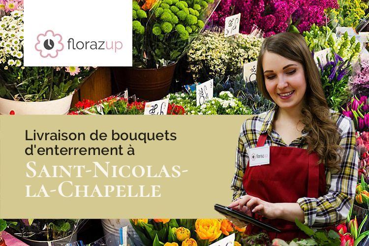 coupes de fleurs pour un deuil à Saint-Nicolas-la-Chapelle (Savoie/73590)