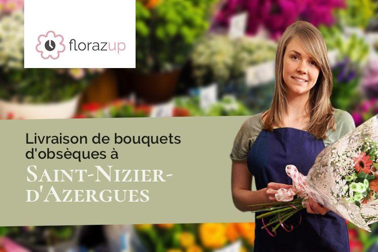 coupes de fleurs pour une crémation à Saint-Nizier-d'Azergues (Rhône/69870)