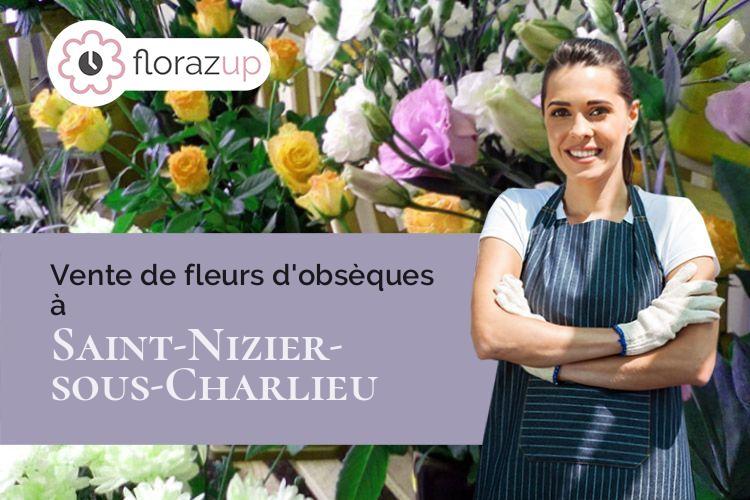 coupes de fleurs pour un décès à Saint-Nizier-sous-Charlieu (Loire/42190)